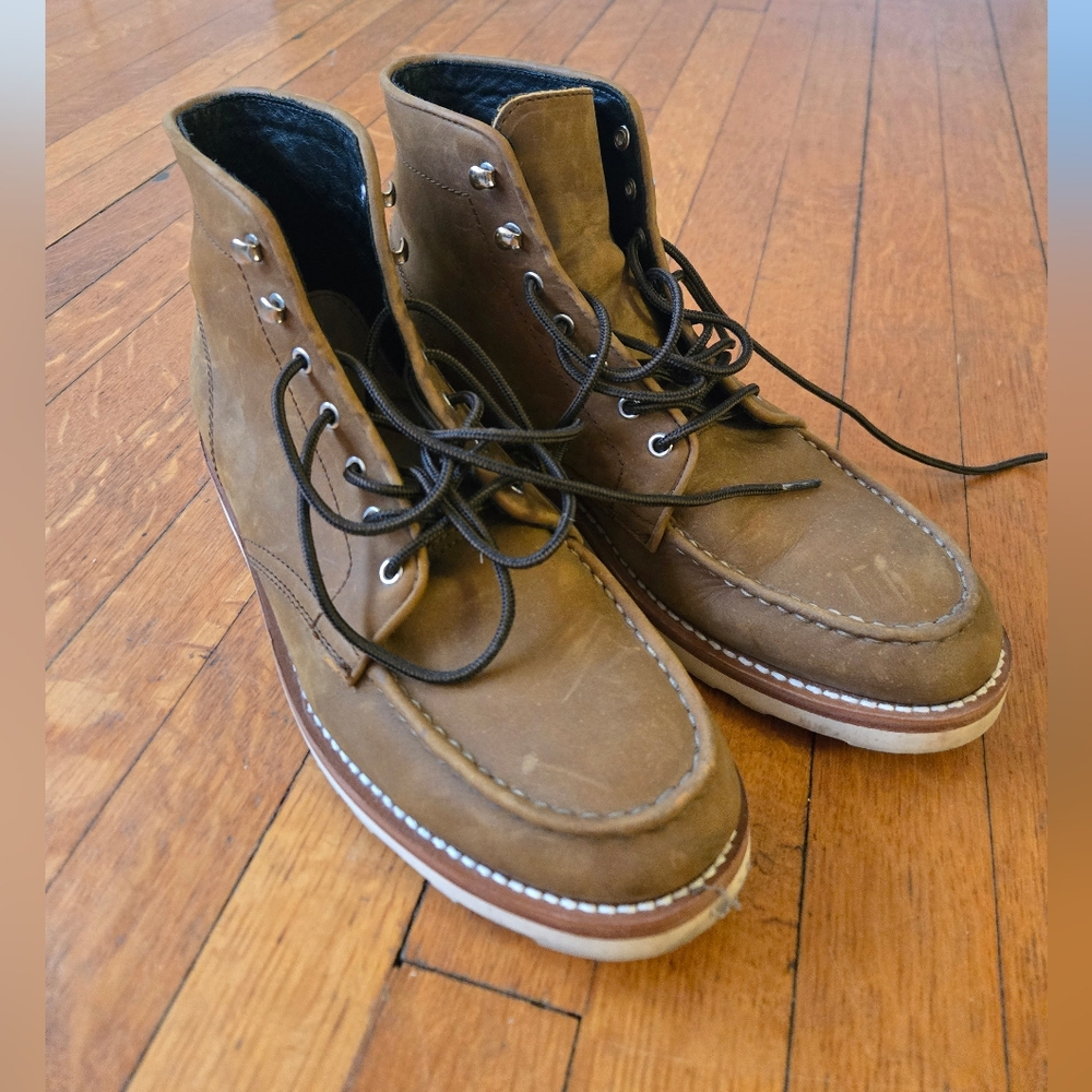 Brown Leather Men's Diplomat Boots